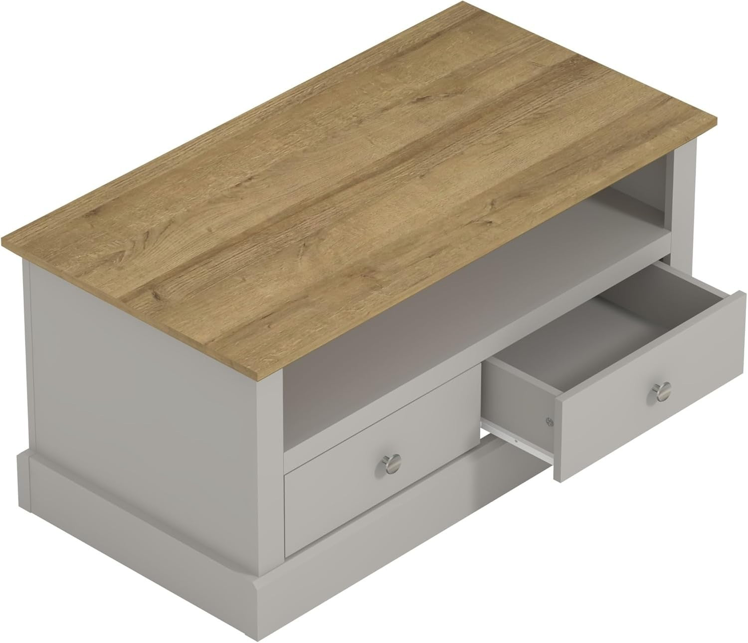 Lift Top Coffee Table with Storage Drawers – Modern Space Saver for Living Room