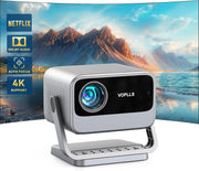 1080P Netflix Smart Projector 700 ANSI WiFi 6 Bluetooth Auto Focus