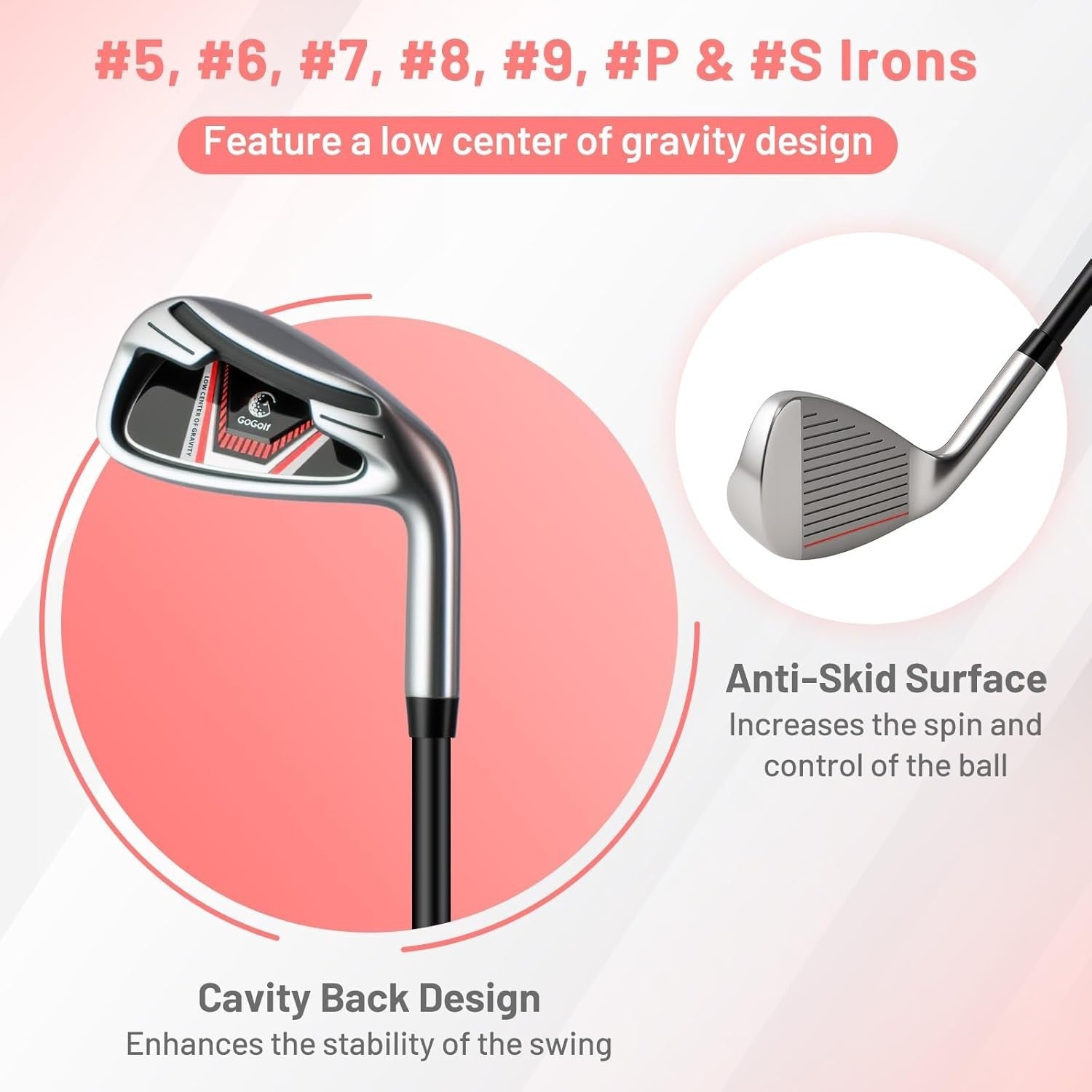 Right Hand Golf Clubs Package 12pc 460cc Driver Hybrid Irons Stand Bag