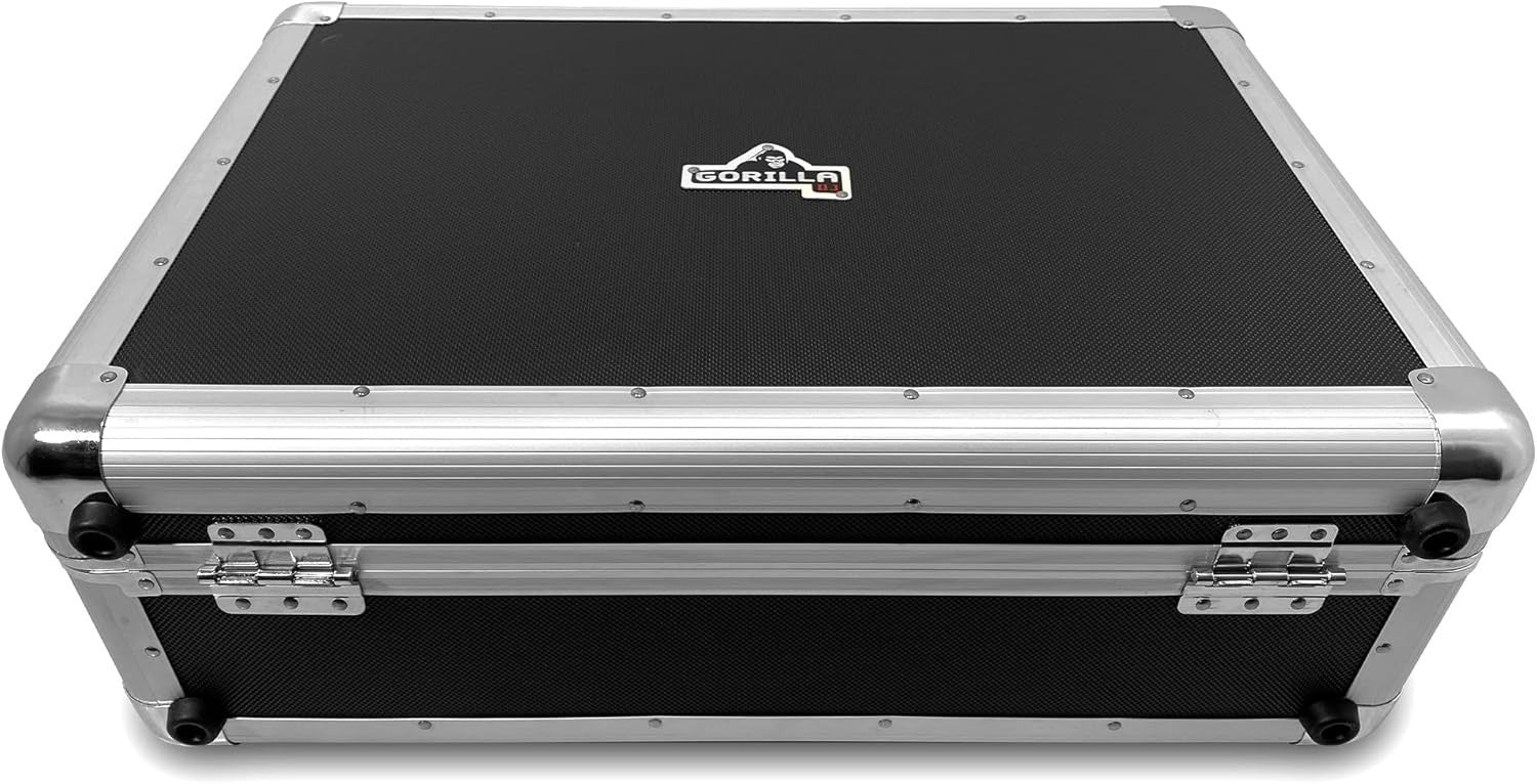 Aluminium CD Storage Flight Case Holds 120 CDs Lockable Carry Box