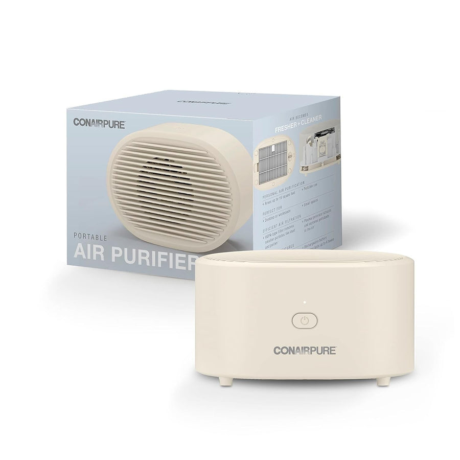 Portable Rechargeable HEPA Air Purifier Cordless Bedroom Allergy Dust