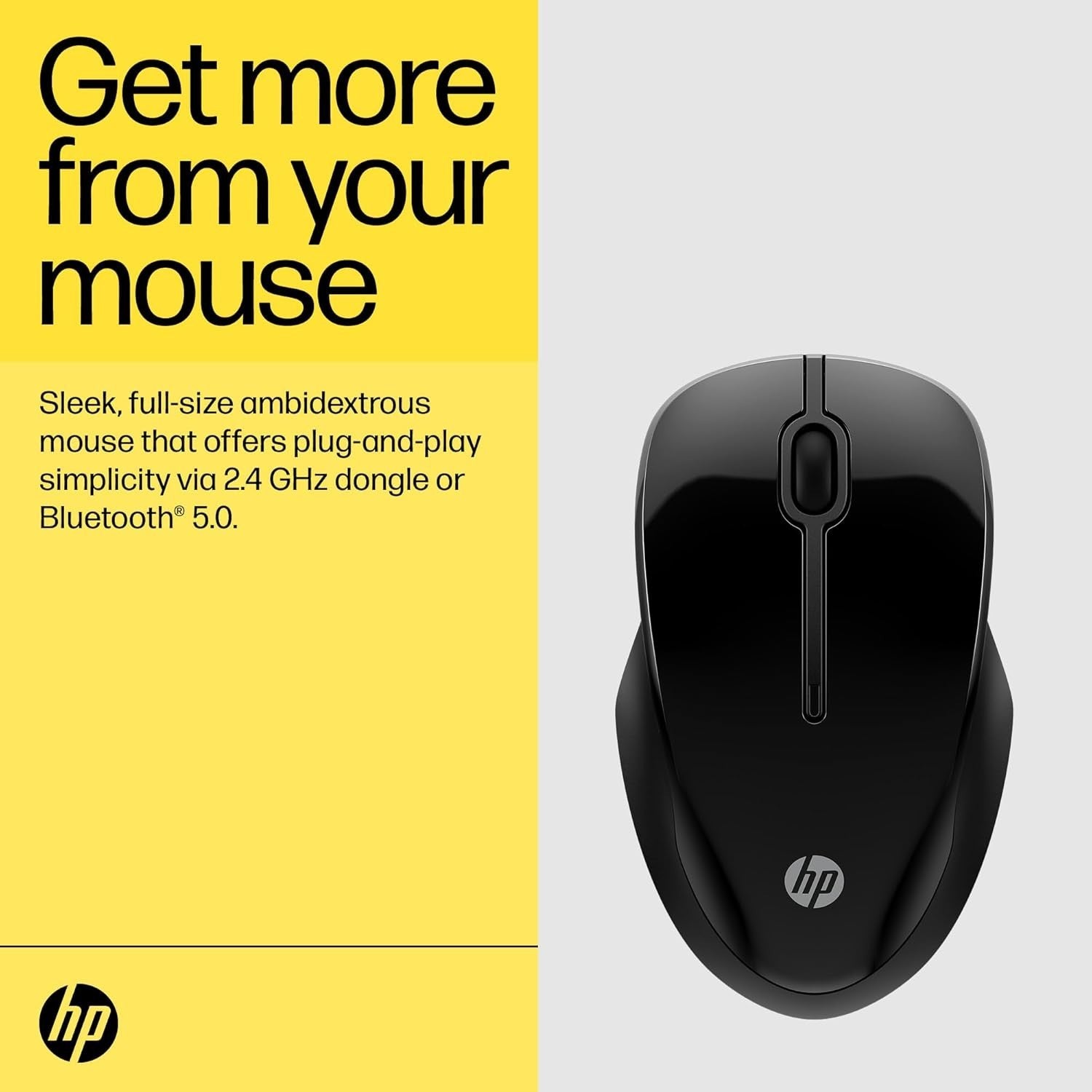 Dual Mode Wireless Mouse Bluetooth 2.4GHz Multi Device PC Laptop Silent Click