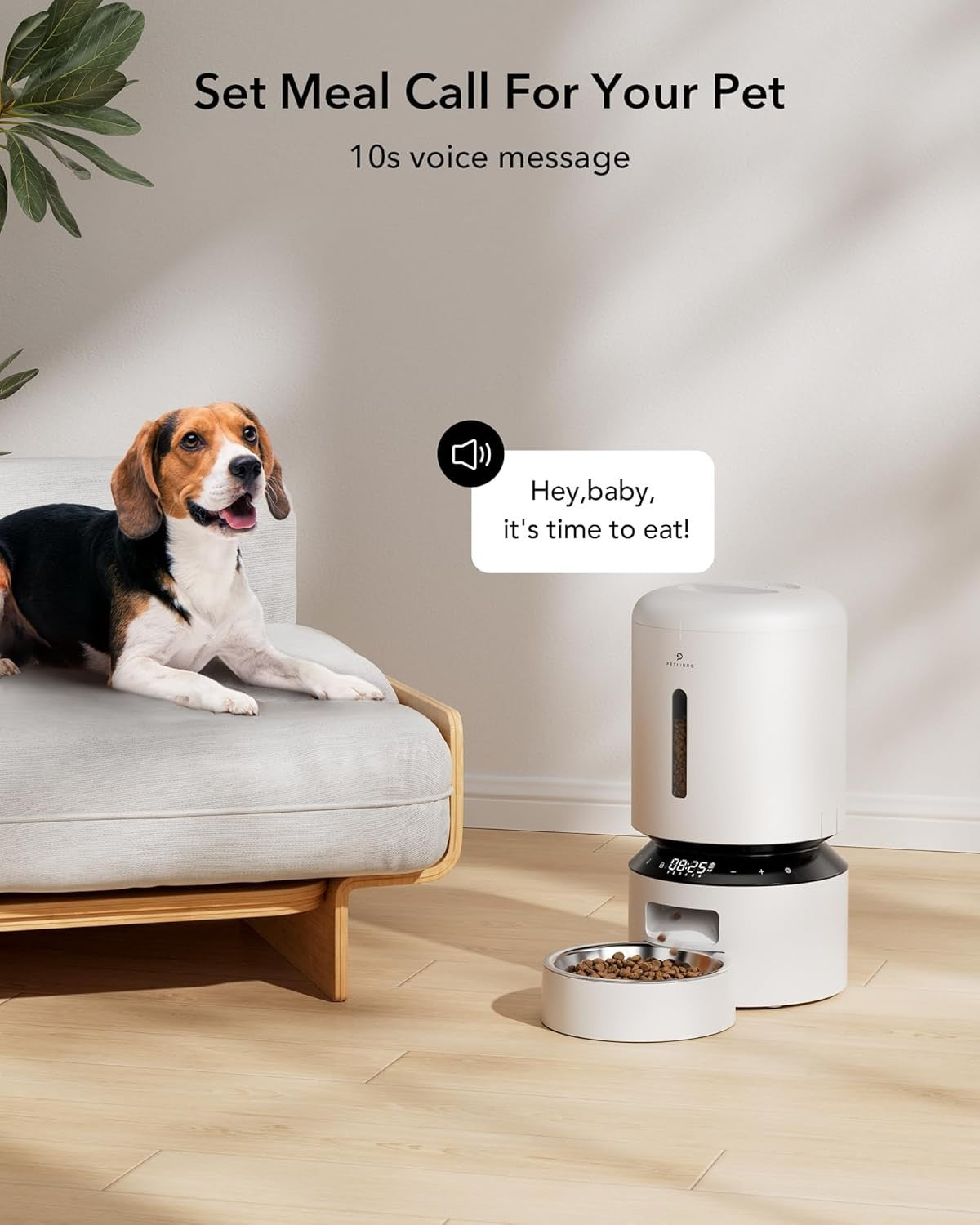 Automatic Pet Feeder 5L Timed Food Dispenser Stainless Steel Bowl