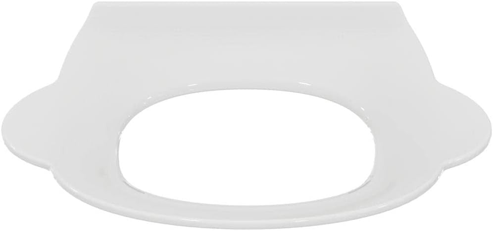School WC Toilet Seat Ring with Handles White Polypropylene 305mm High