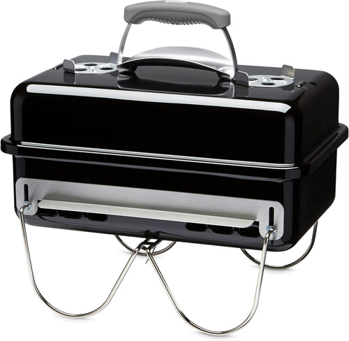 Portable Charcoal BBQ Grill with Folding Legs – Compact Alloy Steel