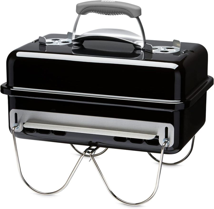 Portable Charcoal BBQ Grill with Folding Legs – Compact Alloy Steel
