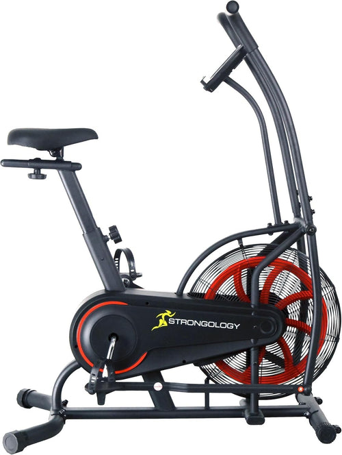 Compact Assault Air Bike with Fan Resistance Full-Body Workout & LCD Display
