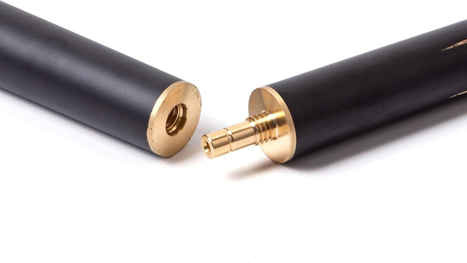 57" 3/4 Cut Ash Snooker Pool Cue 9.5mm Tip Extension Hard Case