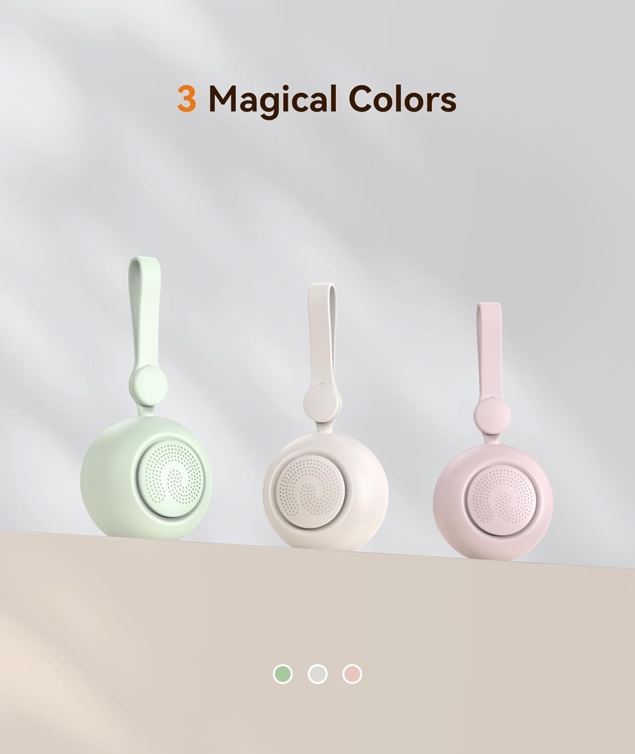 Portable Baby White Noise Machine | 19 Soothing Sounds, Night Light, Travel
