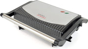 Health Grill & Panini Press Non-Stick Black Steel 2-Slice