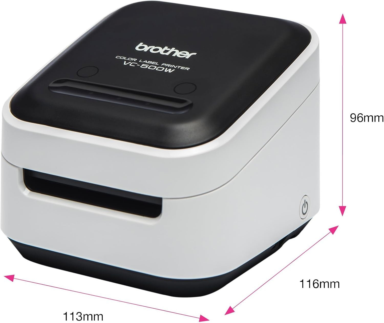 Colour Label Sticker Printer Inkless Thermal Craft Design Machine USB