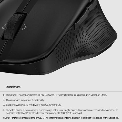Bluetooth Comfort Mouse Multi-Device Silent Clicks 6 Buttons 4000 DPI Ergonomic