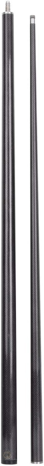 57" Carbon Snooker Pool Cue 9mm Tip Black Warp Resistant
