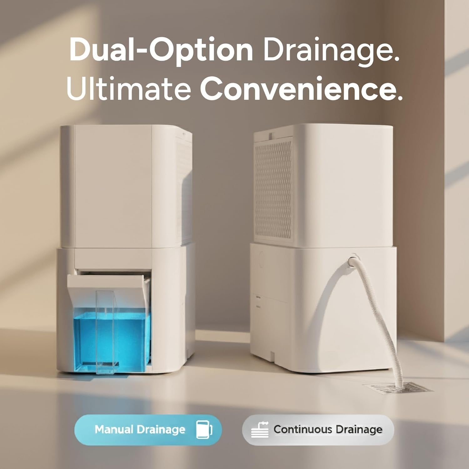 20L Dehumidifier Air Purifier HEPA PM2.5 UV Ioniser Quiet Home