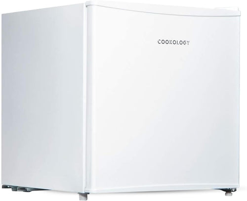 45L Mini Tabletop Fridge Countertop Reversible Door White Compact