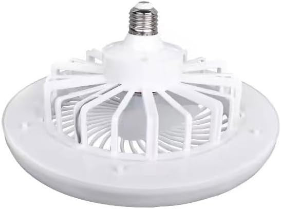 LED Ceiling Fan with Remote, 3 Speeds, 3 Colors, White