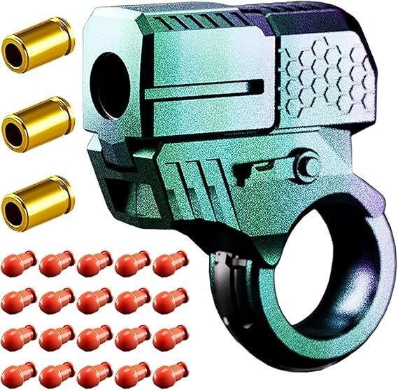 Alloy Finger Fidget Ring Pop Out Launcher Stress Relief EDC