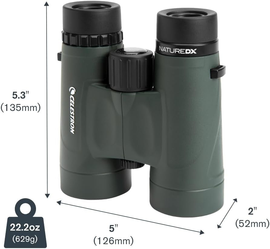 10x42 Waterproof Binoculars HD Long-Range Birdwatching Hiking Outdoor Travel
