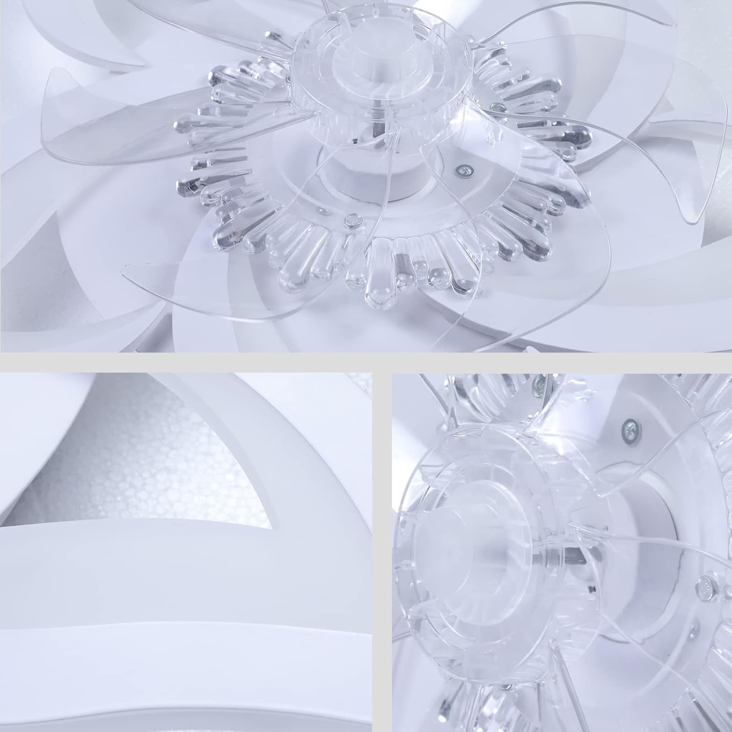 Wildcat 69CM Ceiling Fan with LED Light, Remote, Timer, 6-Speed, Modern