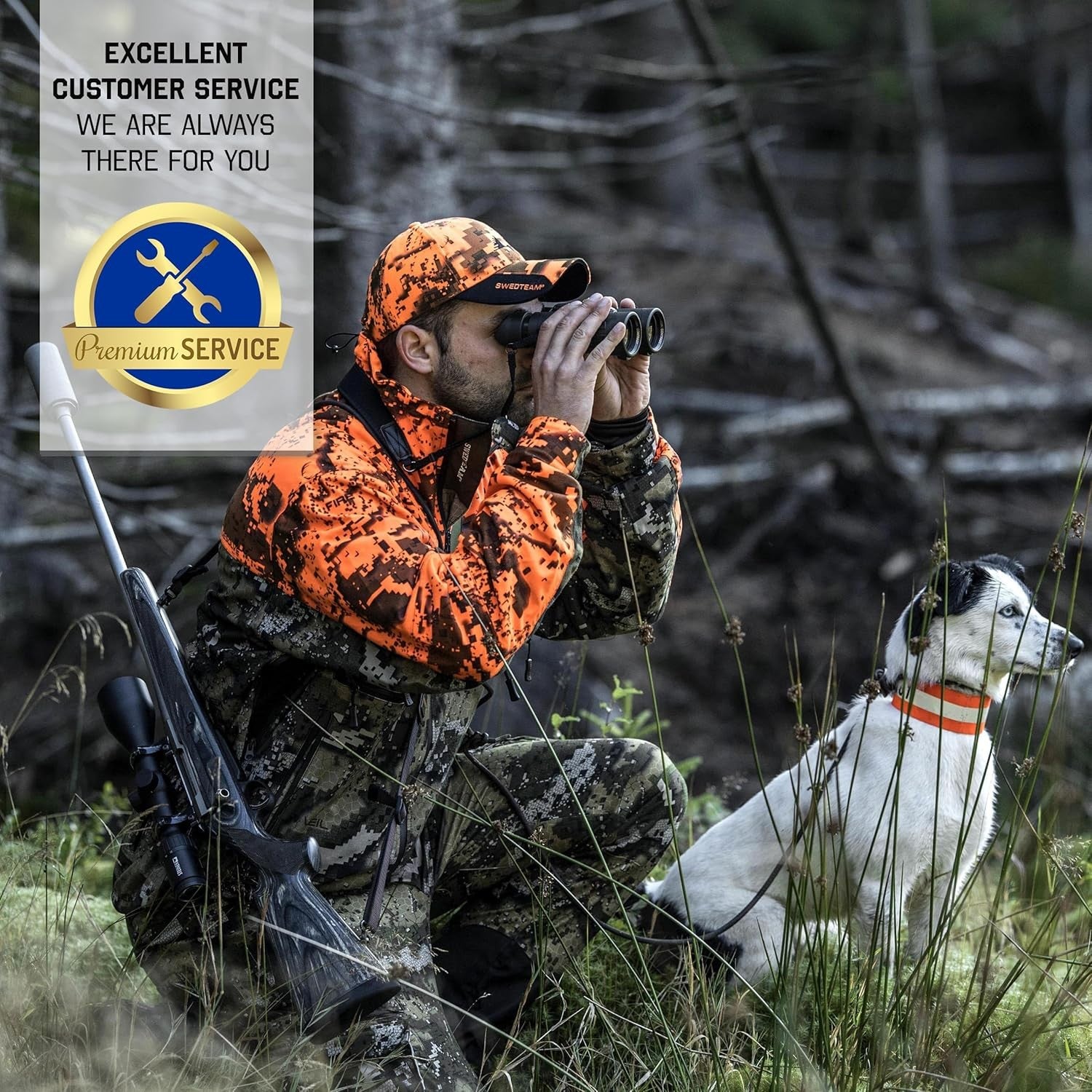 8x56 Hunting Binoculars – Bright Low-Light Optics, Waterproof, Wide View, Outdoo