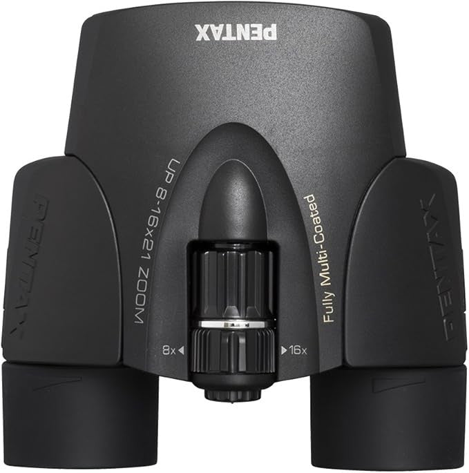 8-16x21 Zoom Compact Binoculars HD Multicoated Lens Pocket Travel Viewing