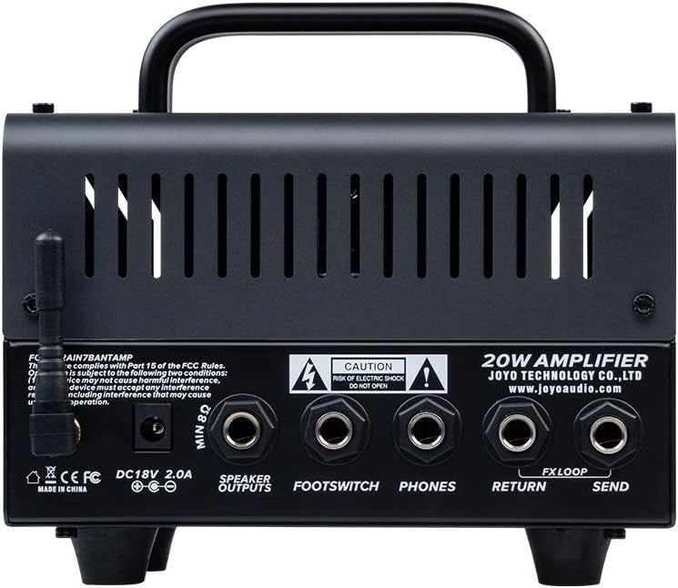 Zombie-II BanTamp XL 20W Mini Guitar Amp Head Hybrid Tube 2-Channel Bluetooth
