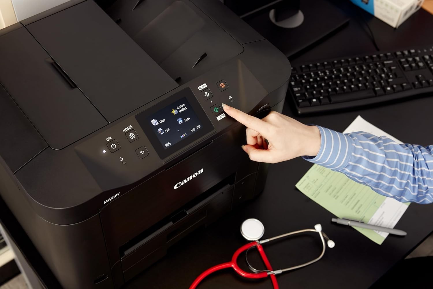 A4 All-in-One Inkjet Printer Colour Duplex Wi-Fi Ethernet