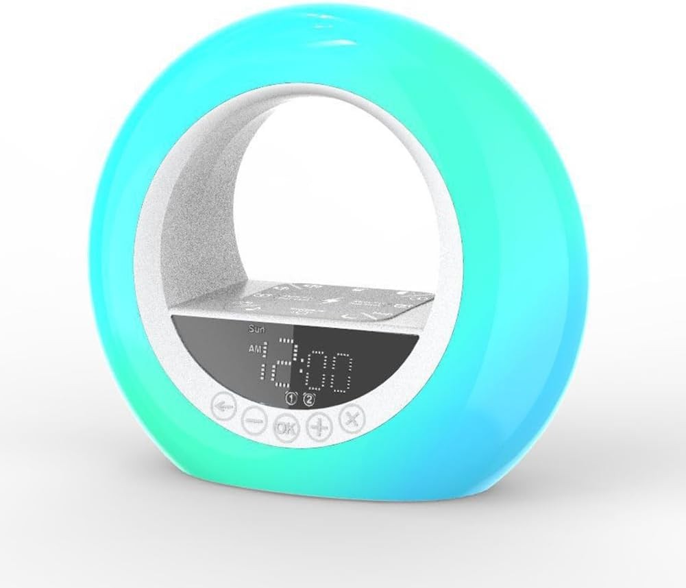 Sunrise Alarm Clock Wake Up Light Night Lamp Sleep Aid Heavy Sleepers