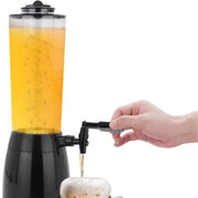 2.5L Beer Tower Dispenser with Ice Core – Juice Cocktail Drink Cooler