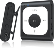 64GB Clip MP3 Player Bluetooth Black FM Radio Sport Portable