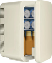 10L Mini Fridge Portable AC/DC Cooler Warmer Skincare Drinks Beige