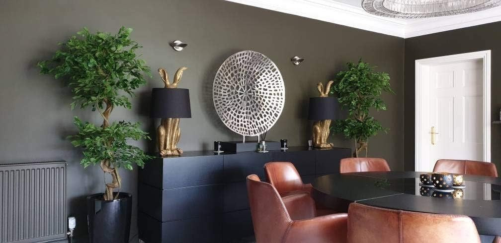 150cm Artificial Evergreen Twisted Ficus Tree Indoor Home Office Decoration