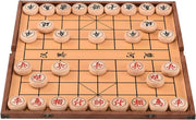 Medium Beechwood Xiangqi Chinese Chess Foldable Travel Board Set