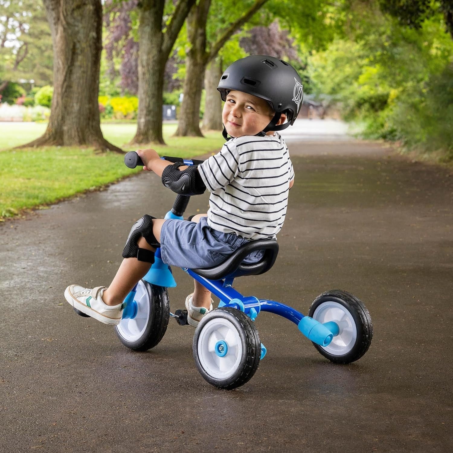 5 in 1 Kids Balance Bike Trike Foldable Adjustable Toddler Age 2-5