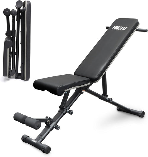 Heavy Duty Folding Training Bench 362kg Multi-Position Home Gym