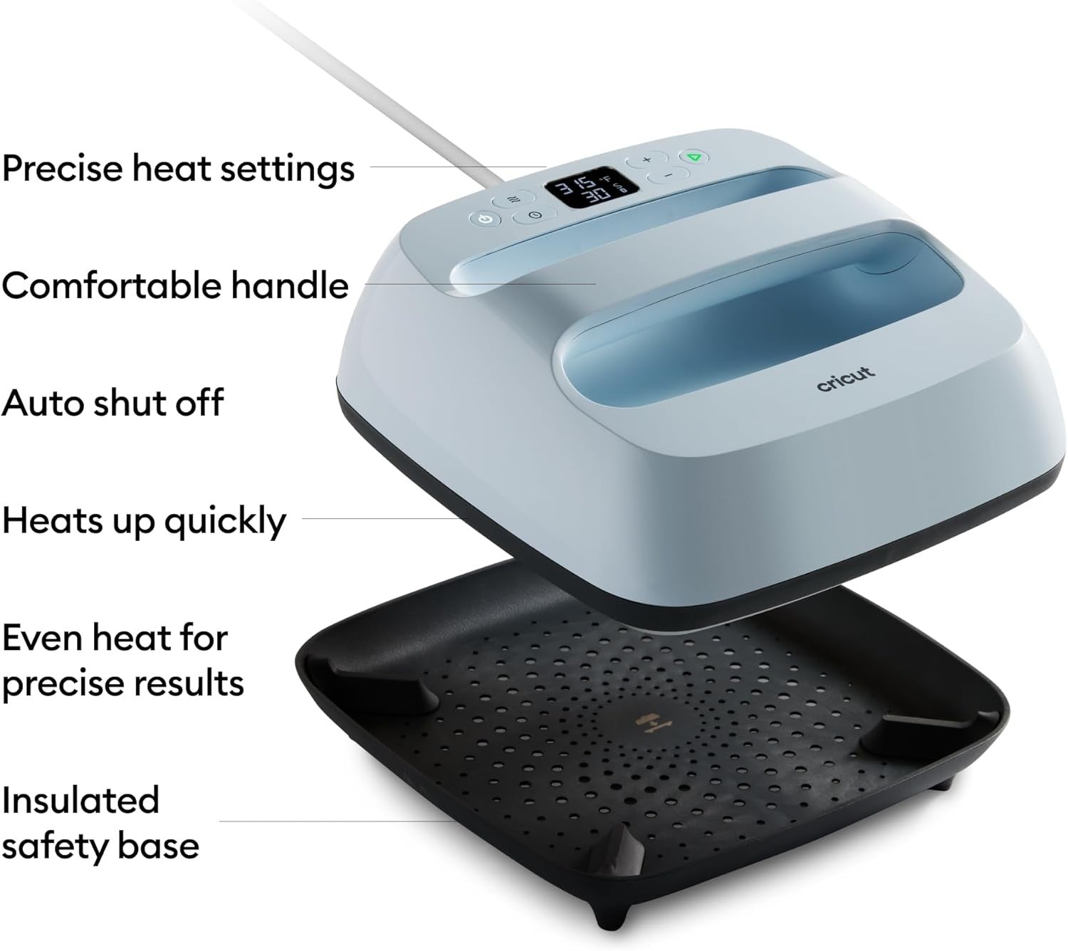Heat Press Machine 9x9 Digital Iron On Vinyl Sublimation T-Shirt Press