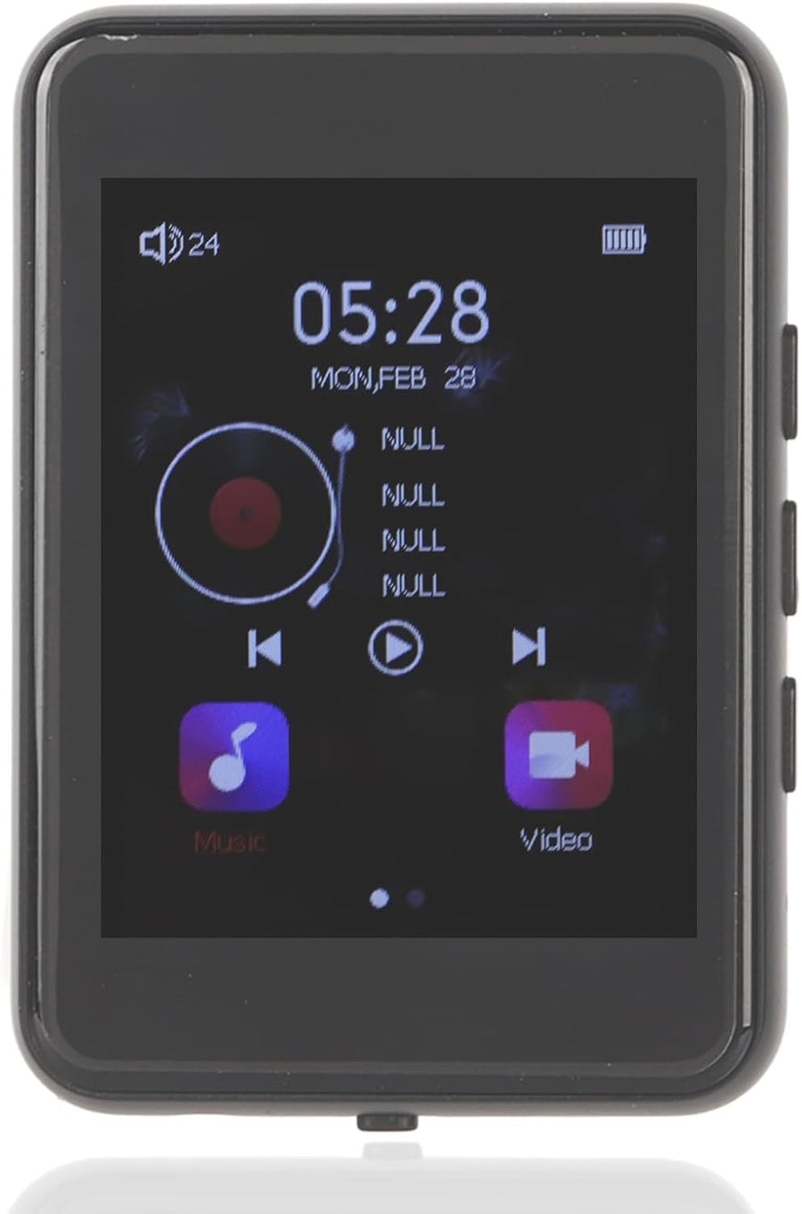 MP3 Player Bluetooth 2.4" Touch Screen Speaker FM 128GB