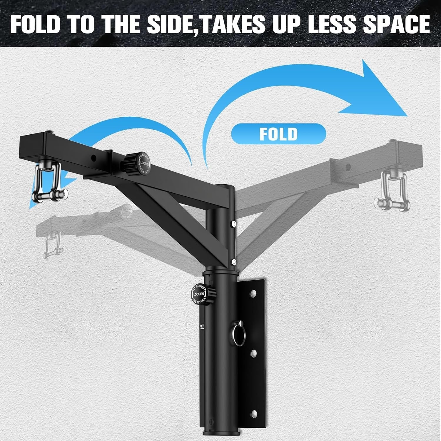 Adjustable Punch Bag Wall Bracket 360° Silent Heavy Duty Mount