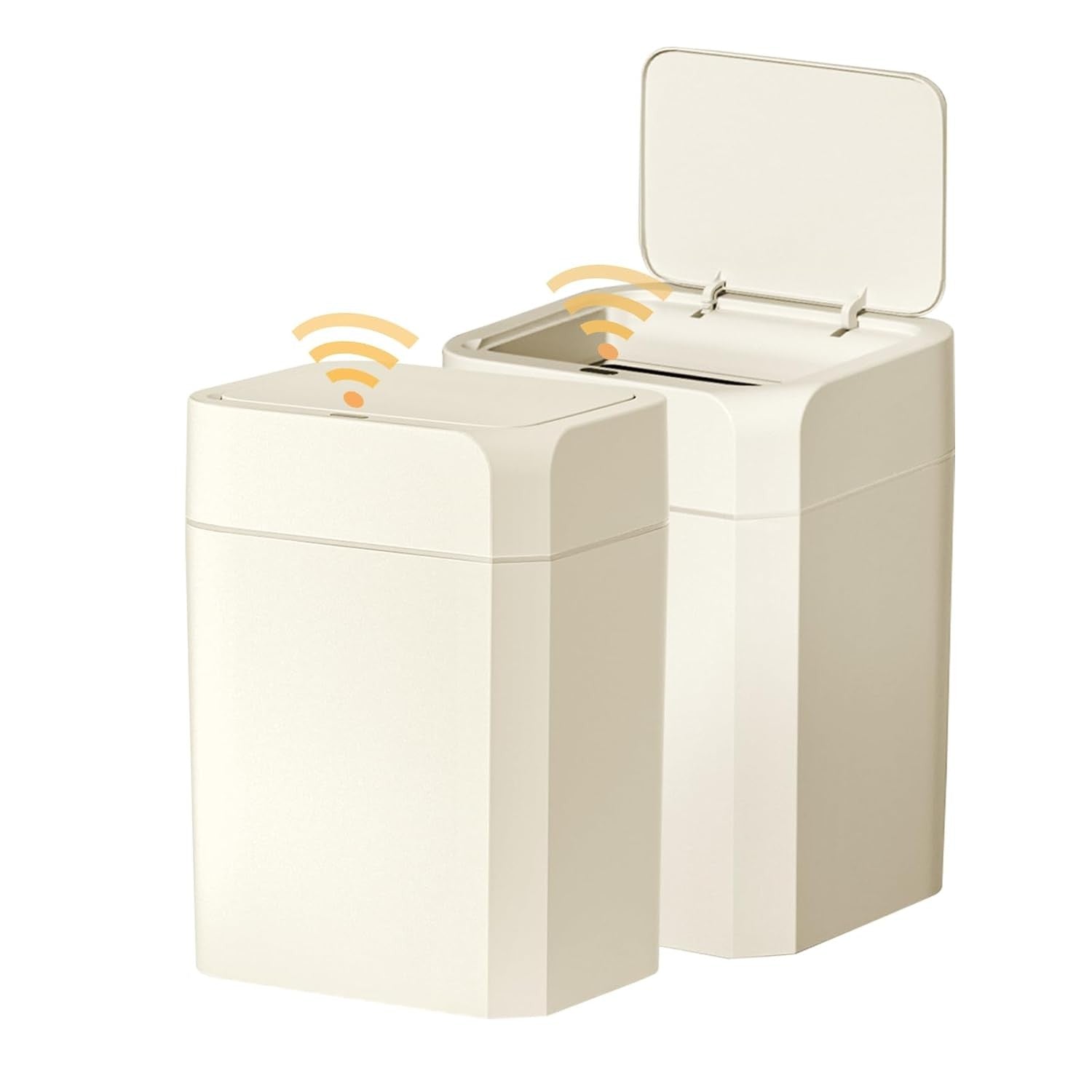 10L Motion Sensor Bathroom Bin Waterproof Slim Touchless 2 Pack