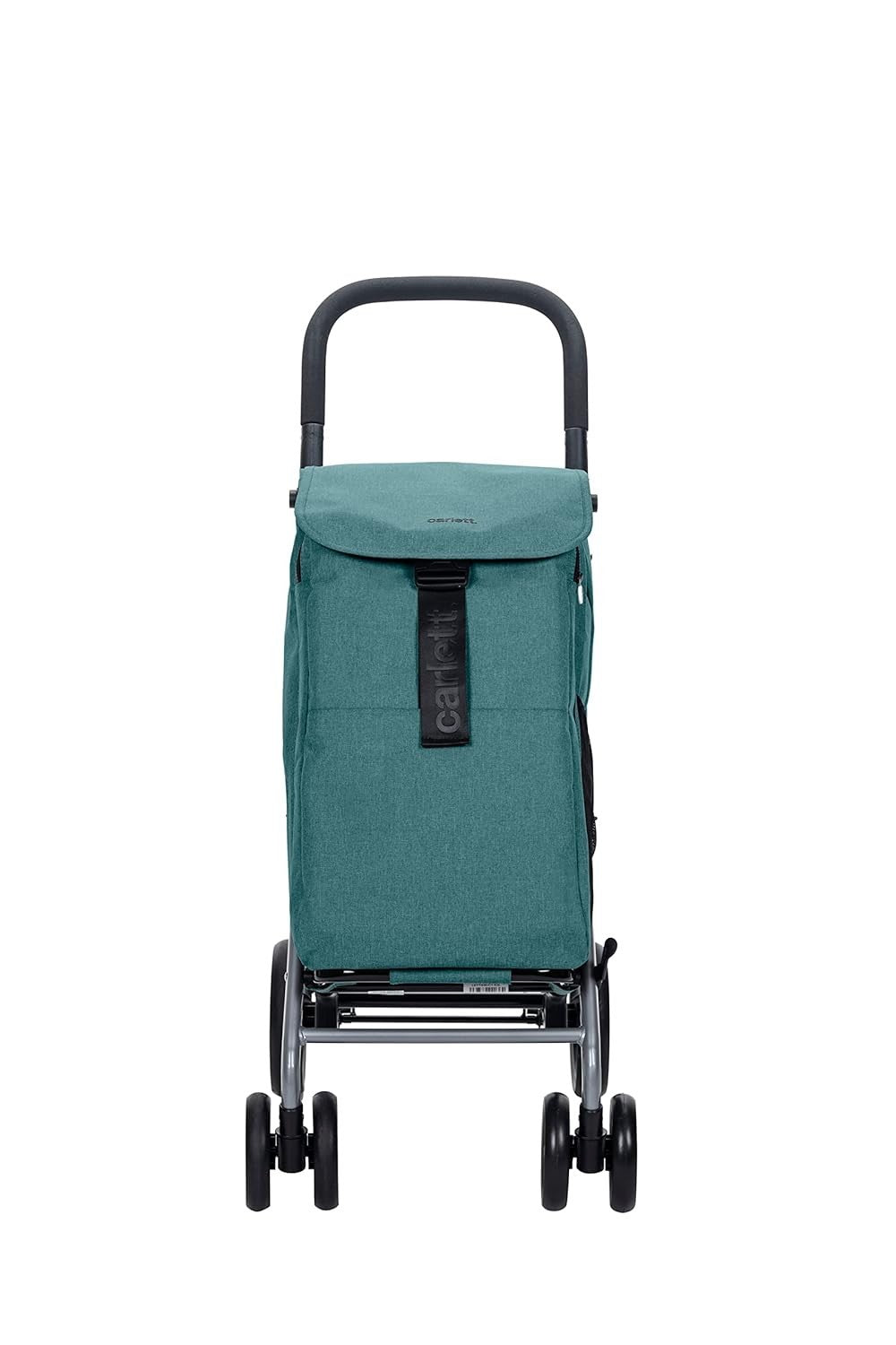 Foldable Grocery Trolley Cart 63L Thermal Bag 25kg Shopping Organizer Green