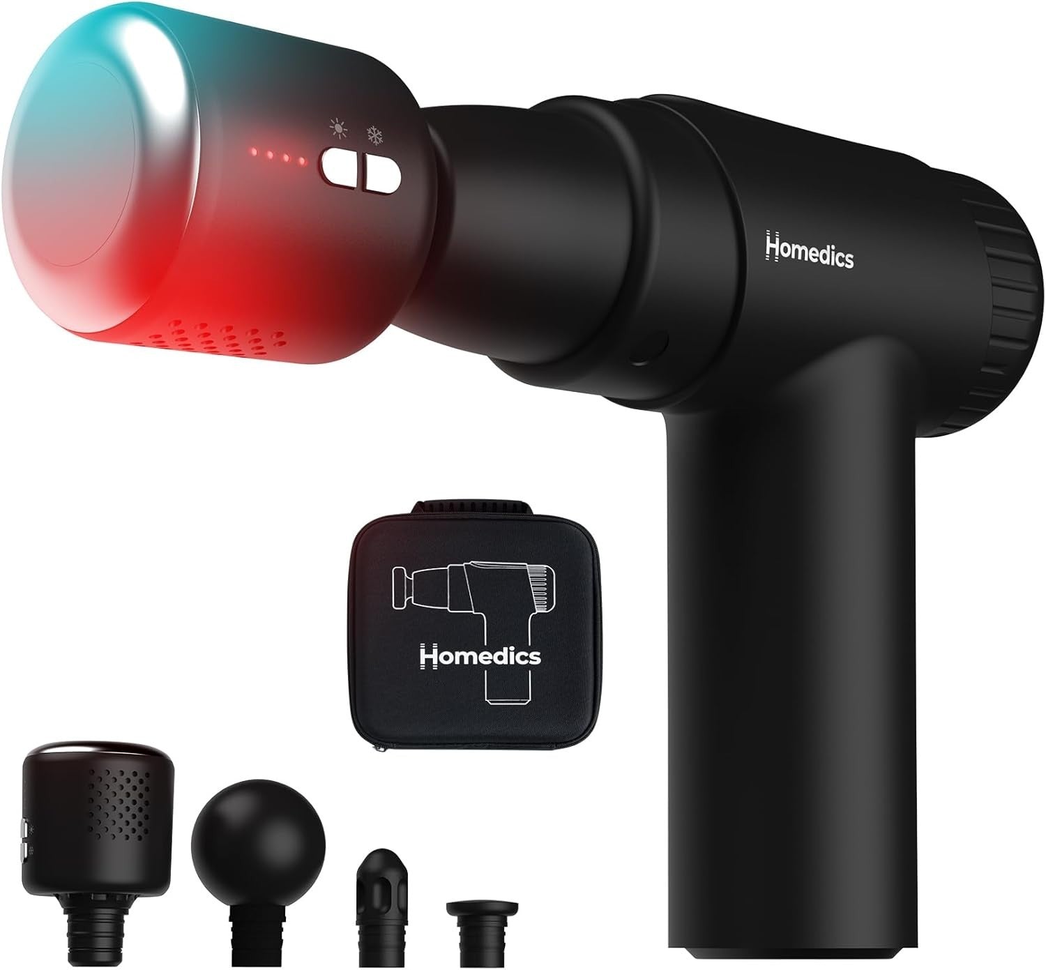 Hot & Cold Massage Gun Deep Tissue Percussion Rechargeable Muscle Recovery
