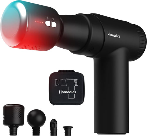 Hot & Cold Massage Gun Deep Tissue Percussion Rechargeable Muscle Recovery