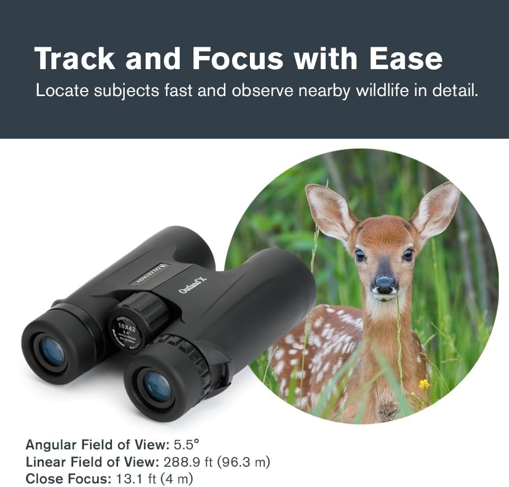 10x42 Binoculars HD Waterproof Fogproof Wide View Outdoor Travel Birdwatching