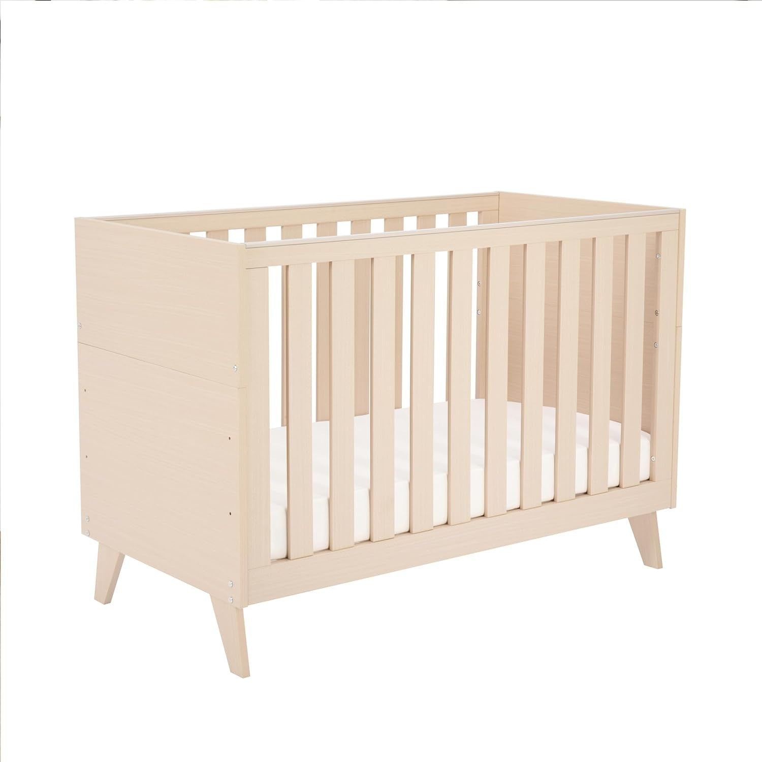 3in1 Convertible Toddler Bed Baby Cot Bed & Sofa Adjustable Height w/ Mattress