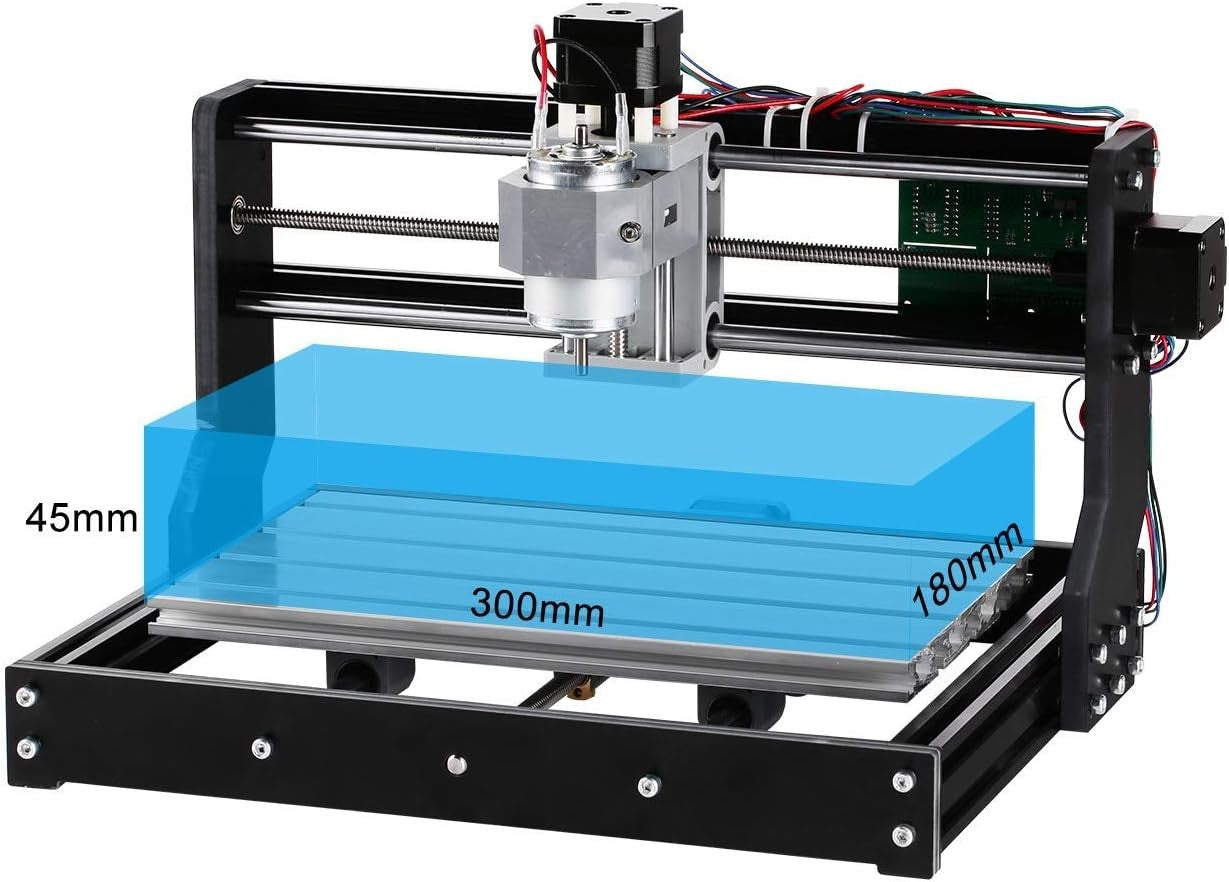 CNC Milling Machine 3-Axis Desktop Router Wood Acrylic Aluminium 3018 Pro