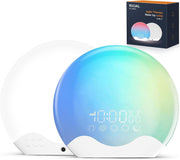 10,000 Lux Light Therapy Lamp Sunrise Alarm Clock Sleep Aid Dimmable