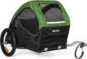 Pet Bike Trailer with Mesh Windows Lightweight Cargo Wagon for Dogs Cats