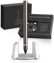 Hoverpen Ballpoint Pen Dark Gray Black Ink Fine Waterproof Refillable Model