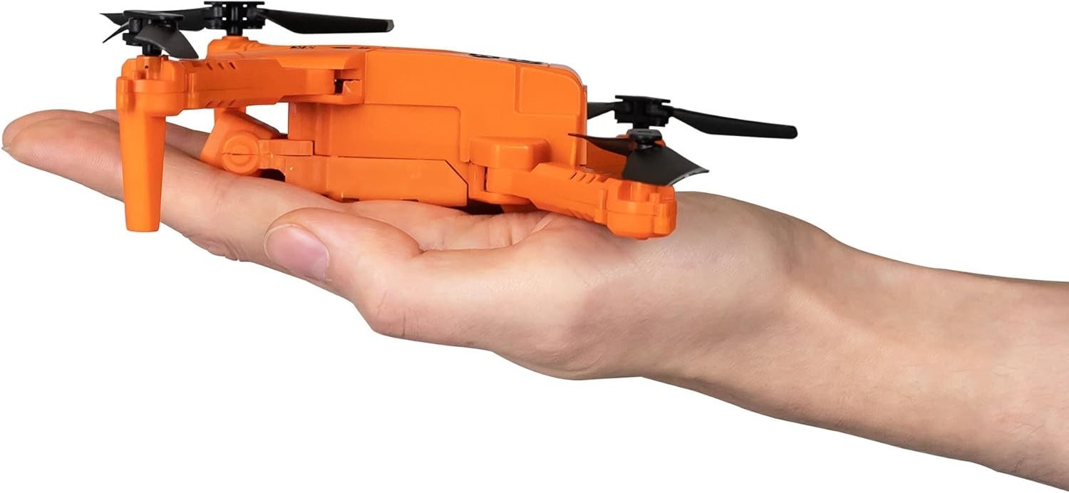 Pocket RC Drone Foldable 720p Camera Altitude Hold Flip LED Lights