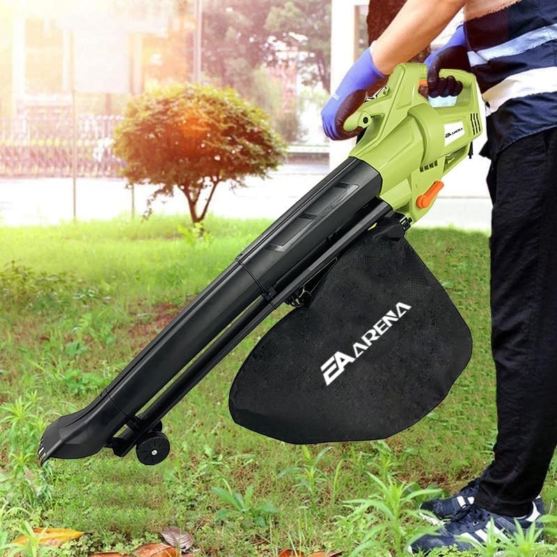 3000W Leaf Blower Vacuum Mulcher 3in1 Wheeled Garden Shredder 35L Bag